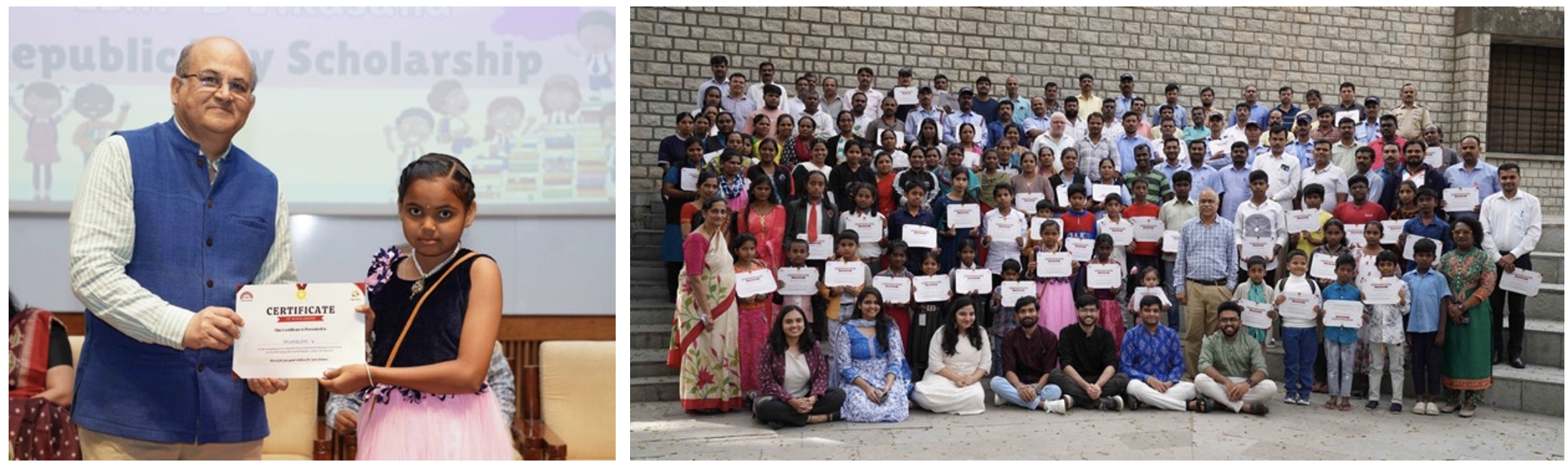 Vikasana, the student-run social impact club of IIM Bangalore, expressed thanks to the staff for their support and service. Professor Rishikesha T Krishnan, Director, IIMB, awarded merit-based scholarships to 198 children of non-teaching staff members of the IIMB community, on 23rd January 2025.